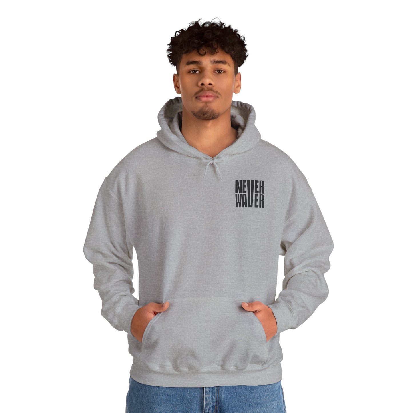 'Never Waver Best Buckin' Dad Ever ' Unisex Heavy Blend™ Hoodie