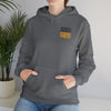 Green Bay Fans Never Waver Hoodie w Leopard Football - Unisex Heavy Blend Sweatshirt
