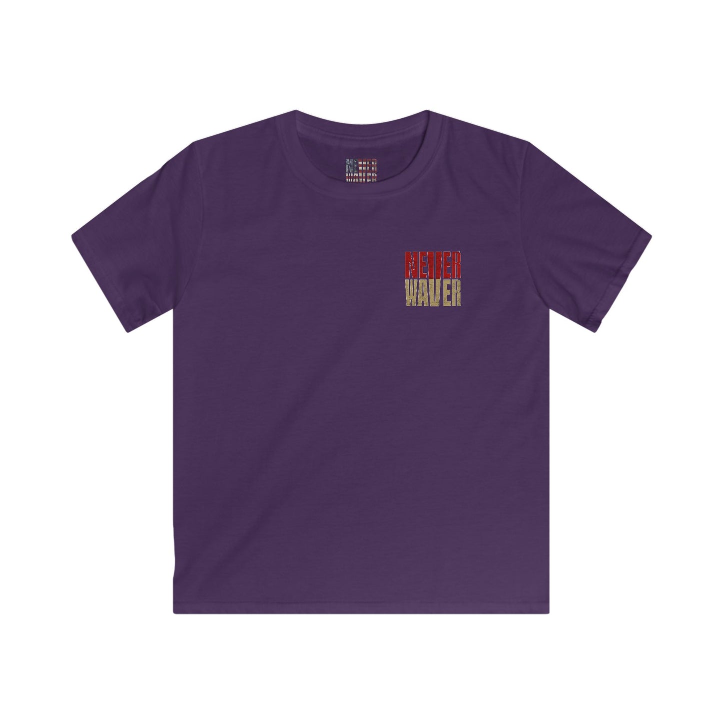 San Francisco Fans Never Waver Kids Softstyle Tee