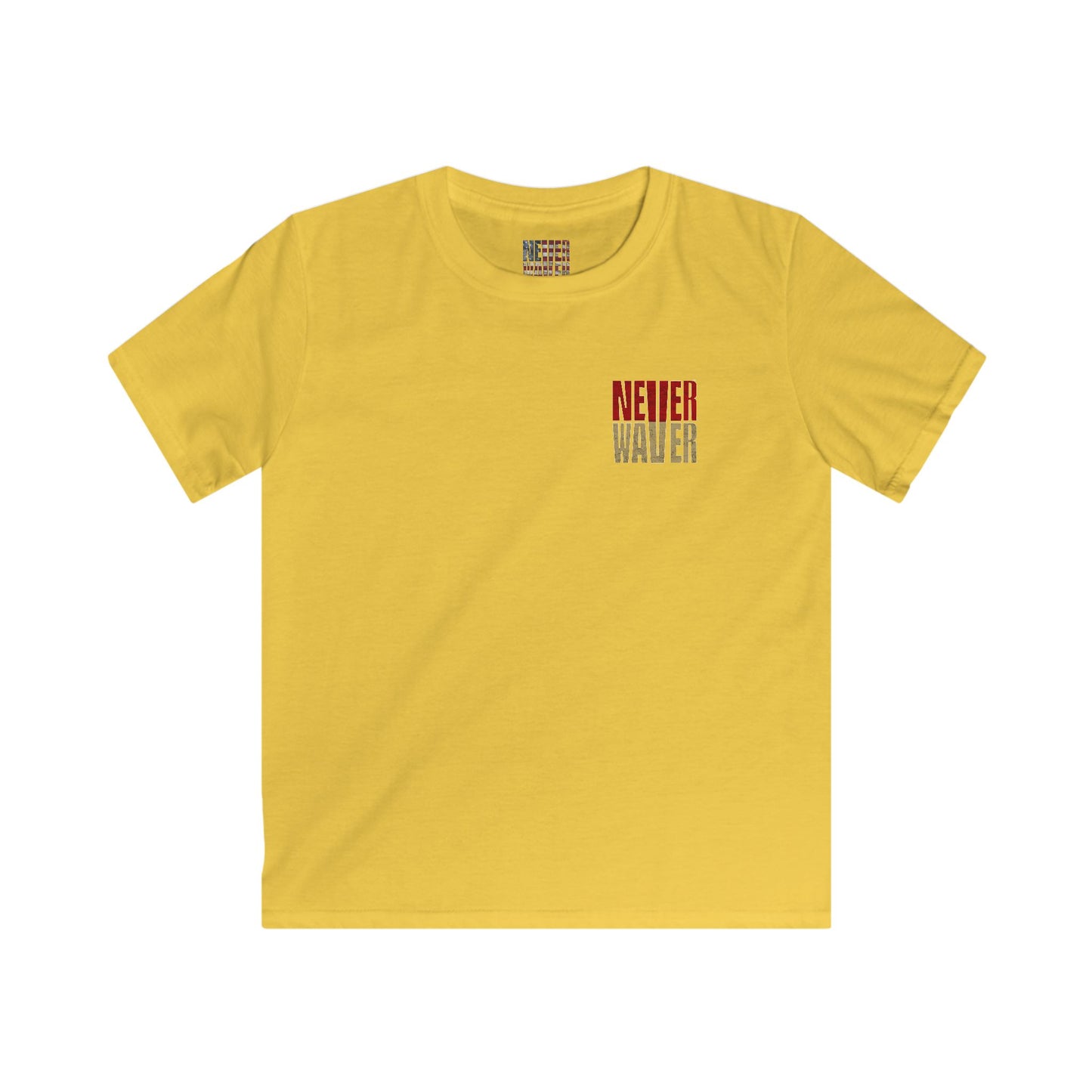San Francisco Fans Never Waver Kids Softstyle Tee