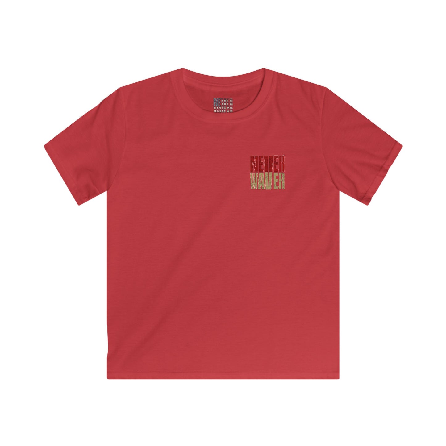 San Francisco Fans Never Waver Kids Softstyle Tee