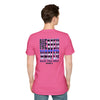 Never Waver Back The Blue  Unisex Softstyle T-Shirt