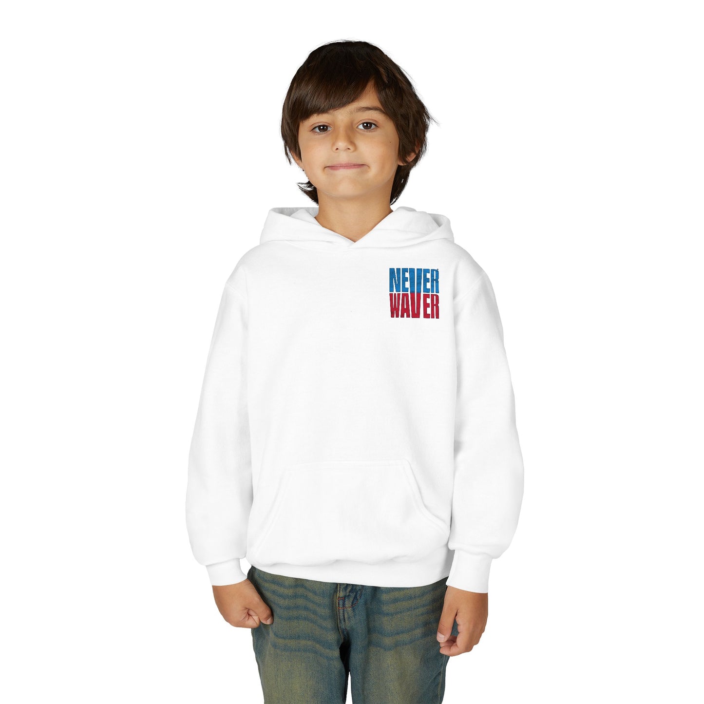 Tennessee Fans Never Waver Youth Heavy Blend Hooded Sweatshirt