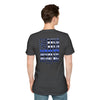 Never Waver Back The Blue  Unisex Softstyle T-Shirt