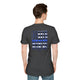 Never Waver Back The Blue  Unisex Softstyle T-Shirt