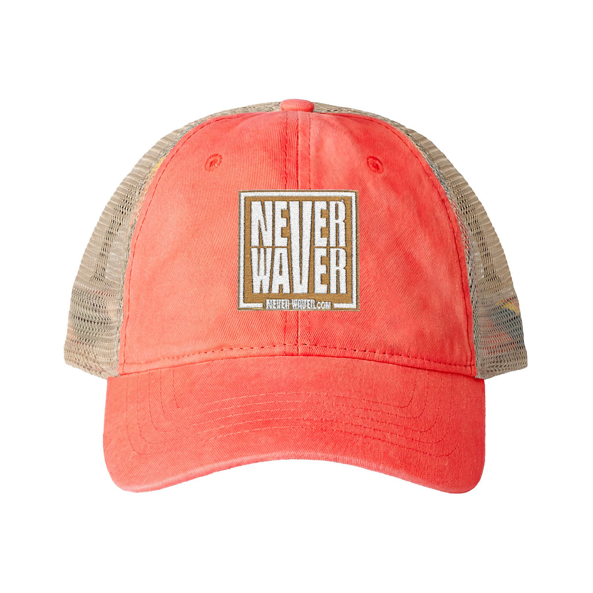 Never Waver Women's Washed Mesh-Back Cap