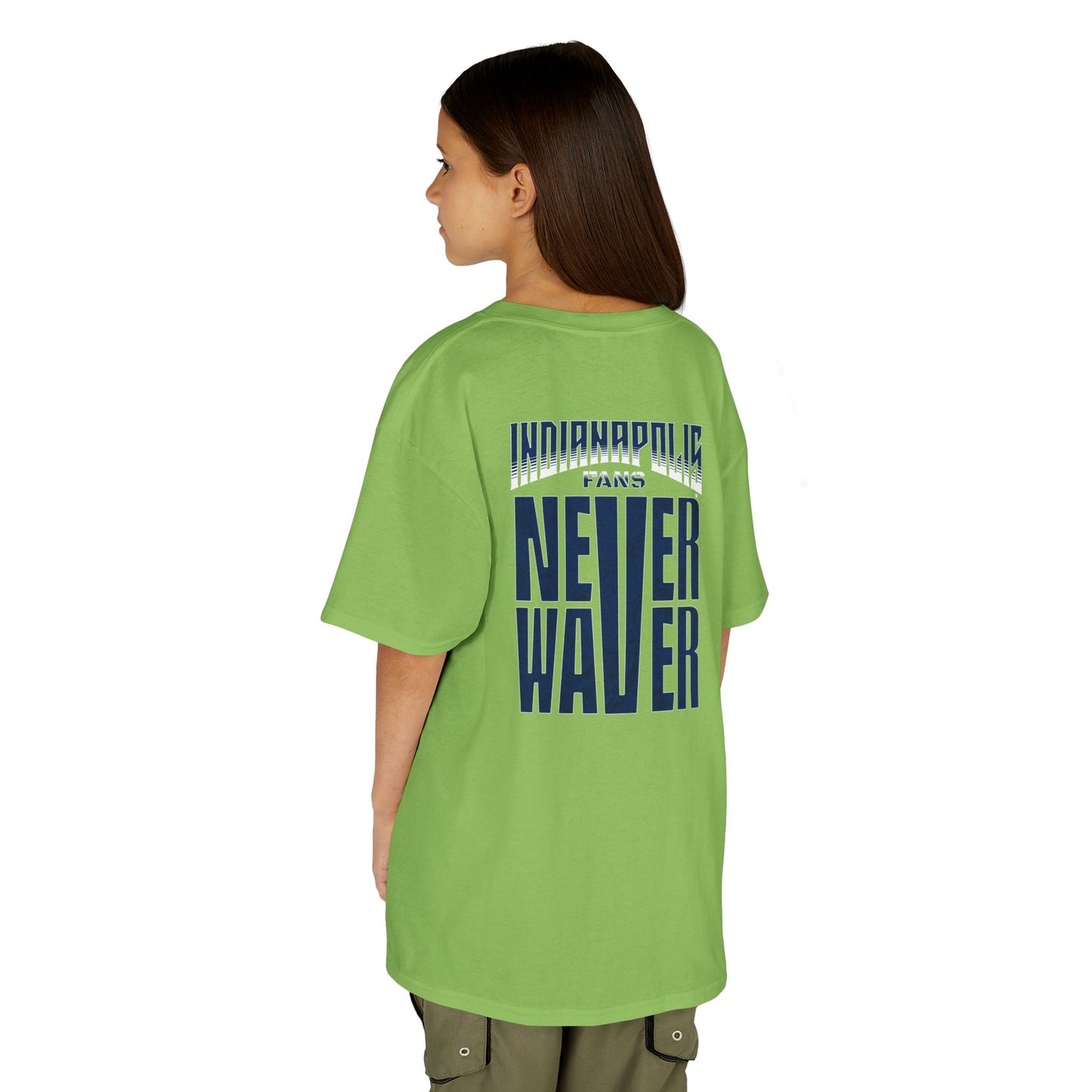 Indianapolis Fans Never Waver Kids Heavy Cotton™ Tee