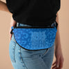Never Waver Blue Leopard Fanny Pack
