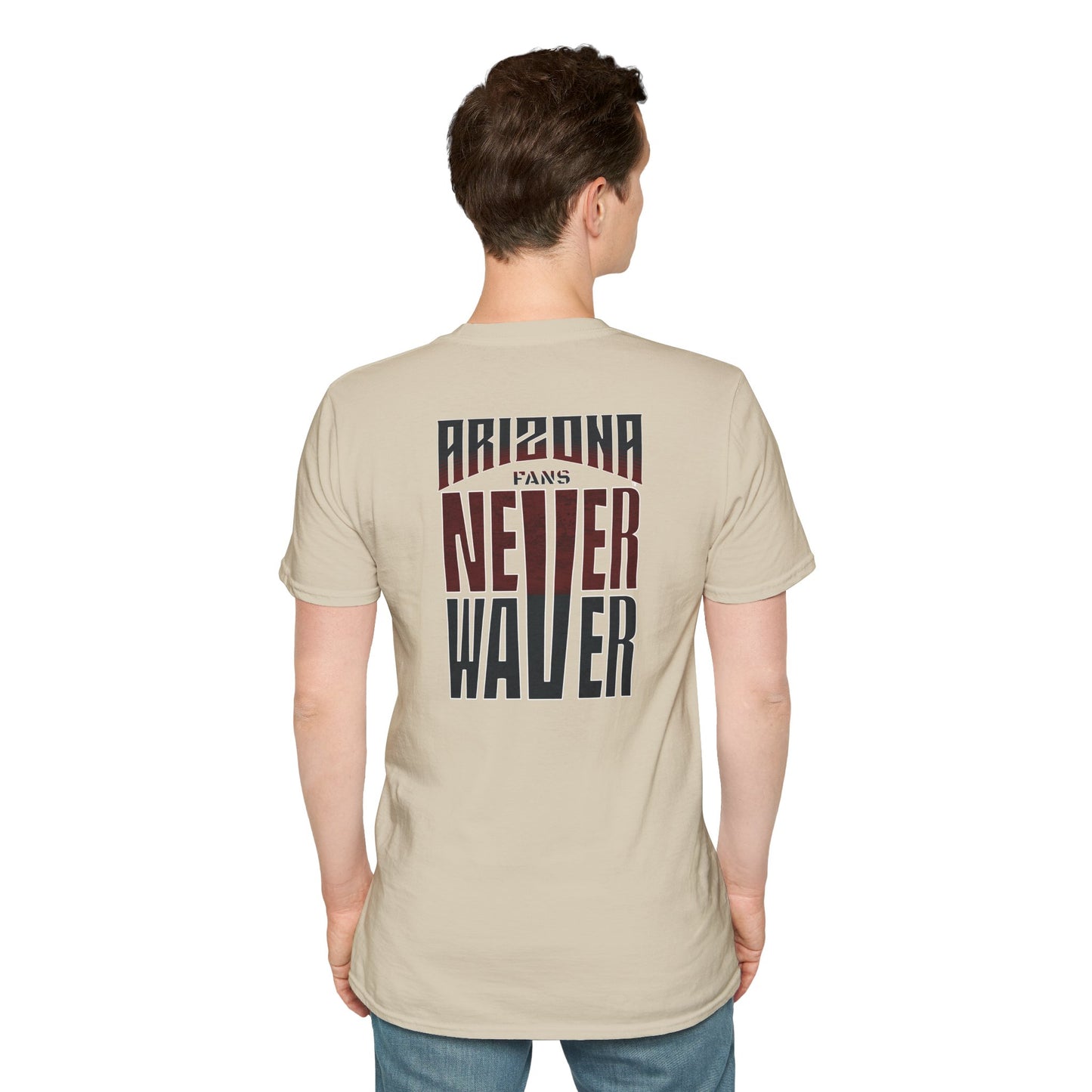 Arizona Fans Never Waver Unisex Softstyle T-Shirt