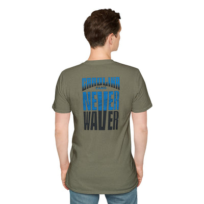 Carolina Fans Never Waver Unisex Softstyle T-Shirt