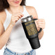 New Orleans Fans Never Waver W-Leopard Football Insulated Travel Mug, 40oz by Printify
