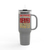 San Francisco Fans Never Waver with leopard football Insulated Travel Mug, 40oz