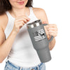Insulated Travel Mug — "Never Waver Best Buckin' Dad Ever" 40oz