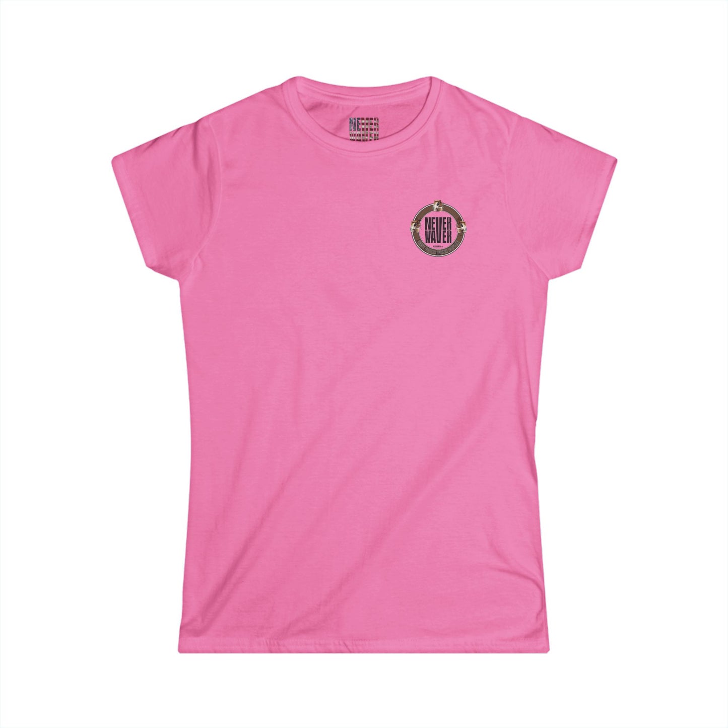 Never Waver Save Water Drink Coffee Women's Soft Style Tee