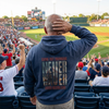 Never Waver — 'Came Out Swinging' Motivational Graphic Hoodie