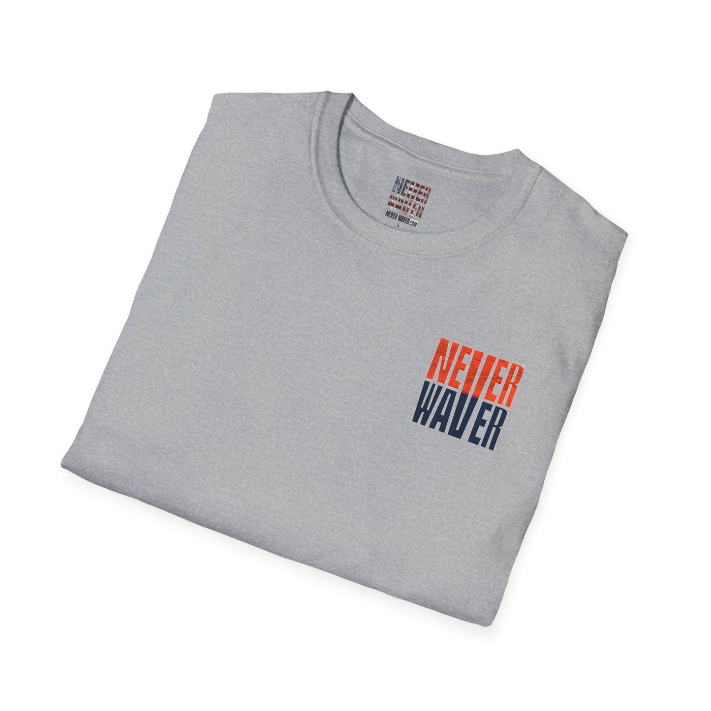 Denver Fans Never Waver Unisex Softstyle T-Shirt