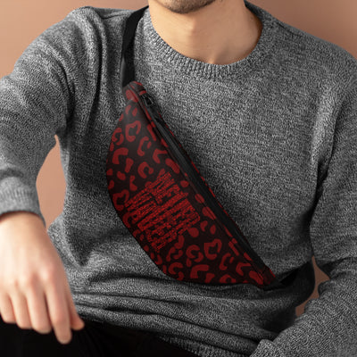 Never Waver Red Leopard Fanny Pack