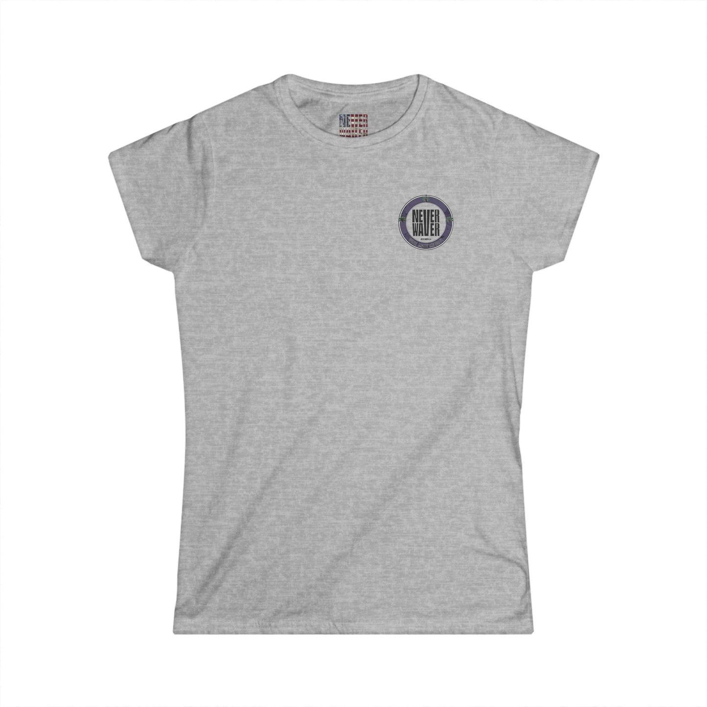 Never Waver Wine Made Me Do It Women's Soft Style Tee -