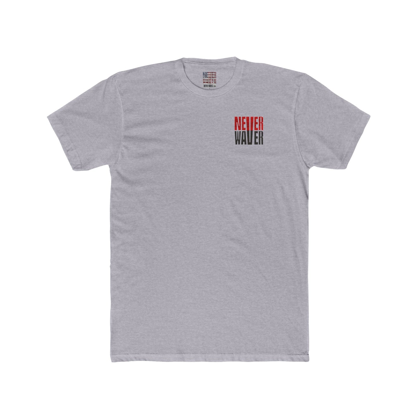 Tampa Bay Fans Never Waver Unisex Cotton Crew Tee