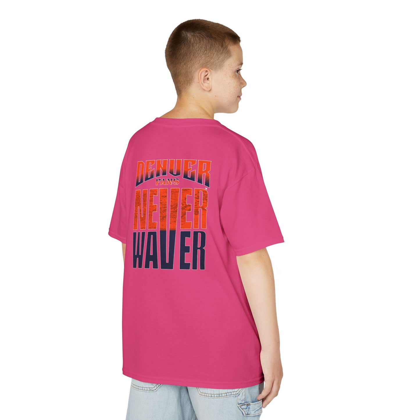 Denver Fans Never Waver Kids Heavy Cotton™ Tee