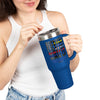 Never Waver Always Back Our First Responders Insulated Travel Mug, 40oz