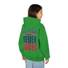 New England Fans Never Waver Youth Heavy Blend Hooded Sweatshirt