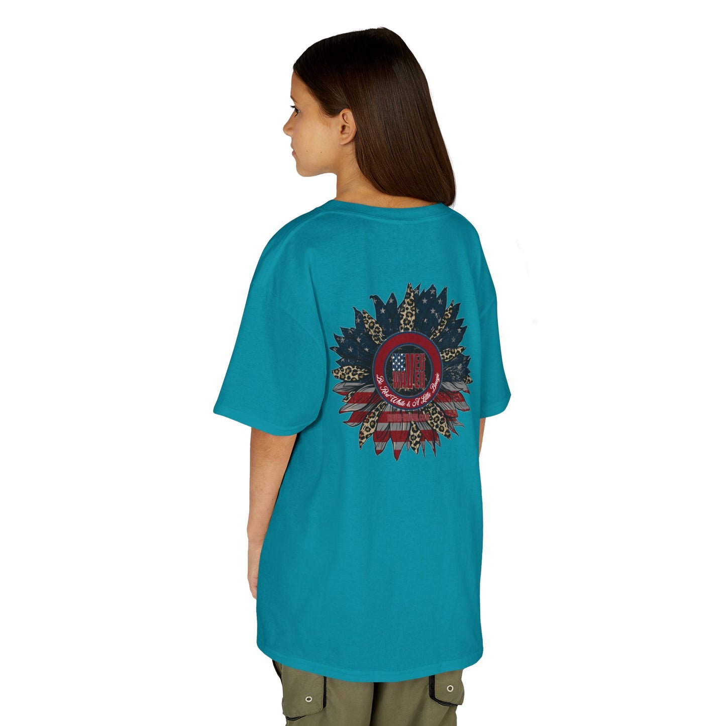 Kids Heavy Cotton™ Never Waver  Be Red White and- A Little Bougie Stylish, Comfortable Everyday Wear