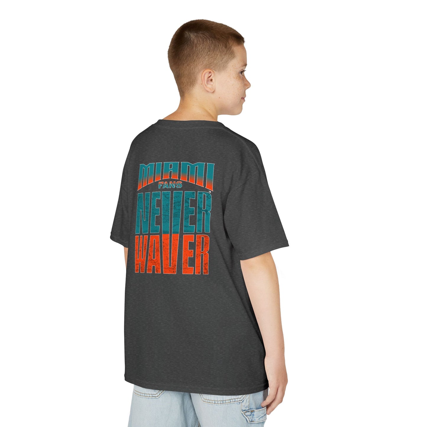 Miami Fans Never Waver Kids Heavy Cotton™ Tee