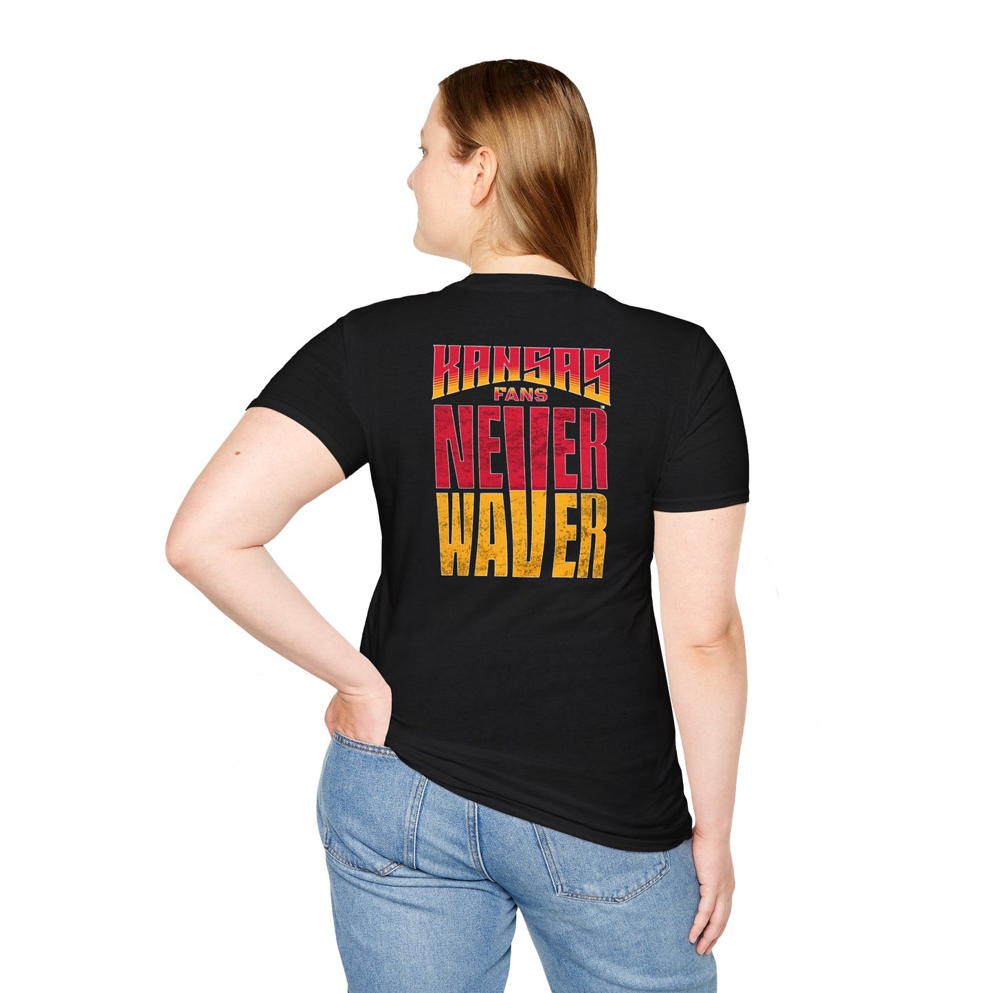 Kansas Fans Never Waver T-Shirt