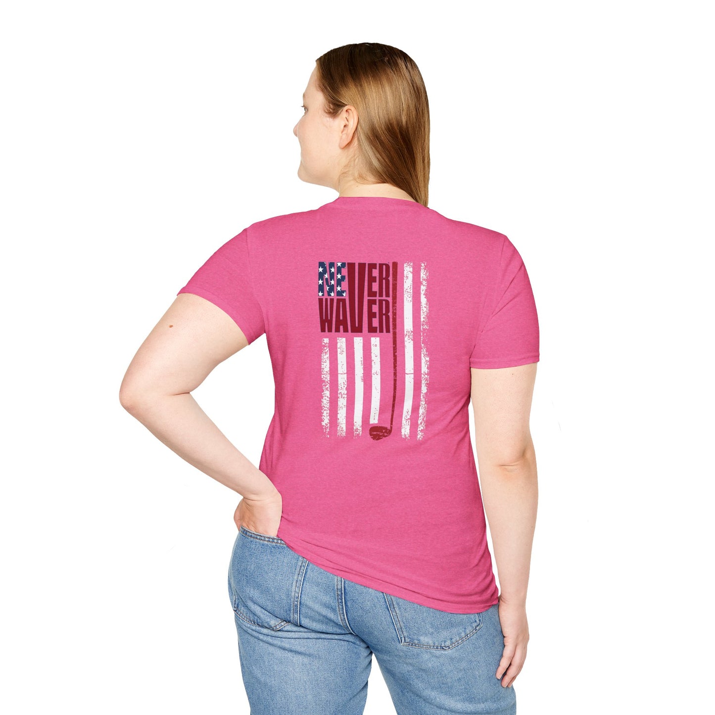 Never Waver Golf Unisex Soft style T-Shirt