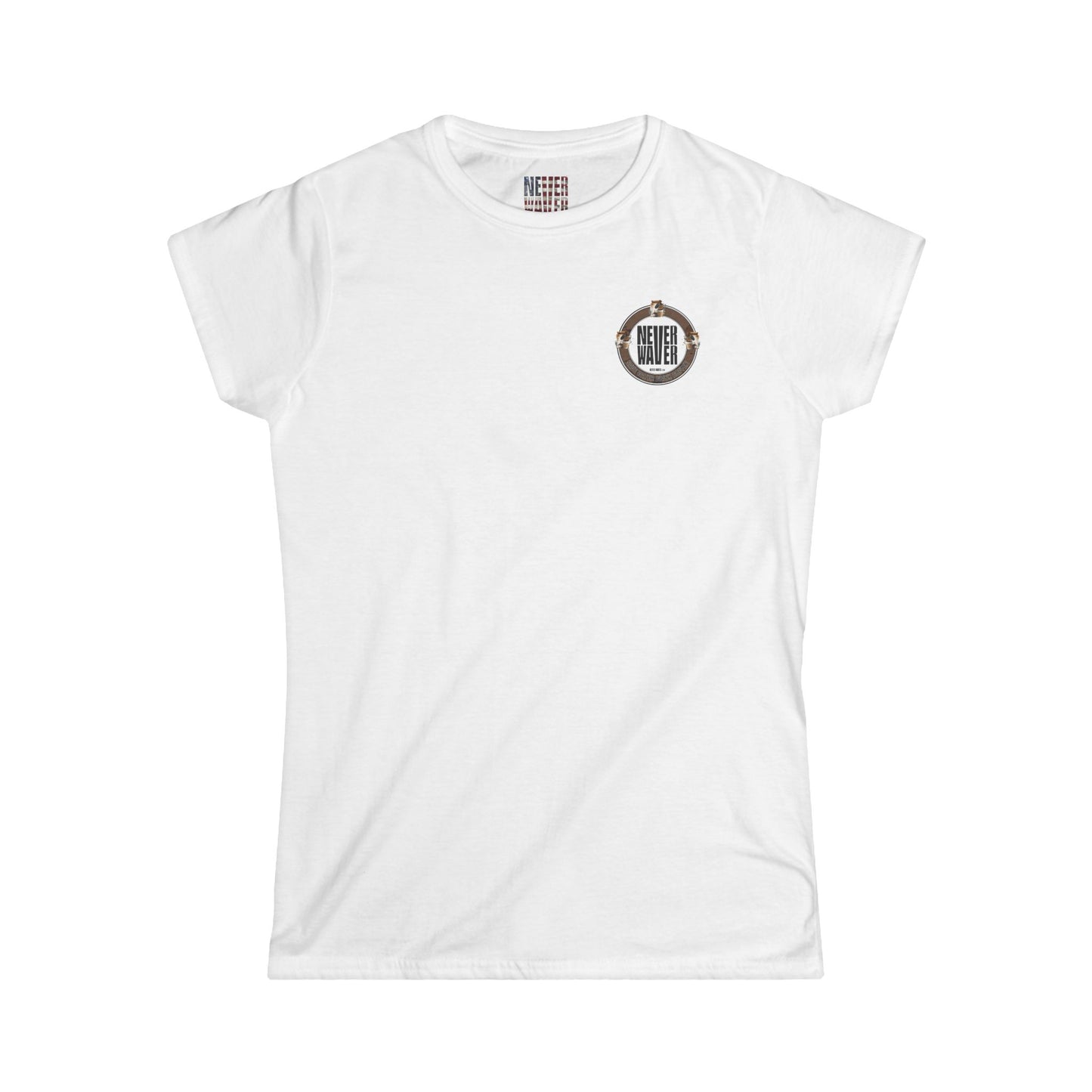 Never Waver Save Water Drink Coffee Women's Soft Style Tee