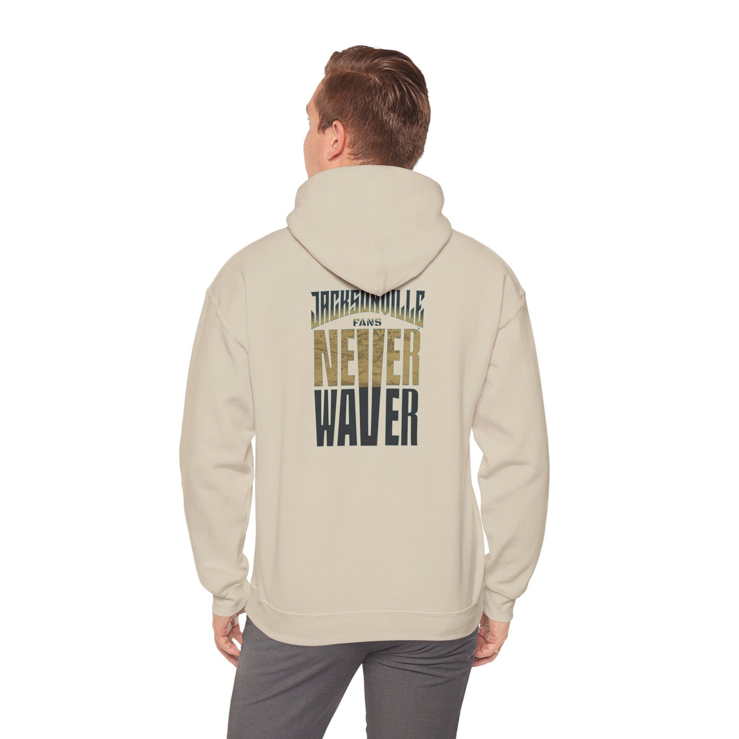 Jacksonville Fans  Never Waver Unisex Heavy Blend™ Hoodie -Sweatshirt