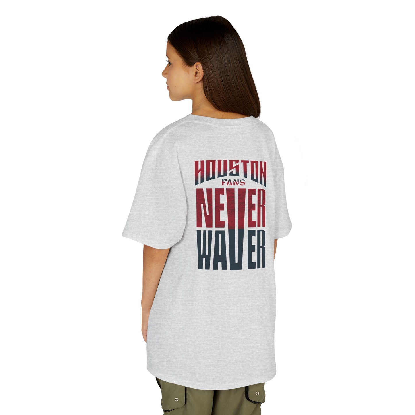 Houston Fans Never Waver Kids Heavy Cotton™ Tee