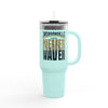 Jacksonville Fans Never Waver W-Leopard Football Insulated Travel Mug, 40oz