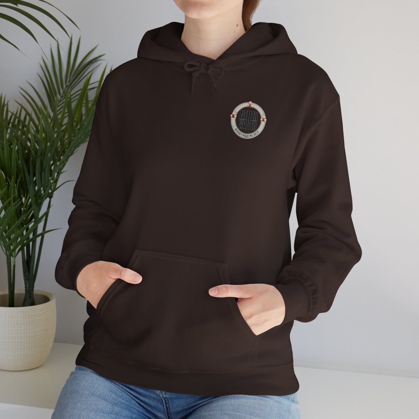"Never Waver - Whiskey Made me do it?" Eco-Friendly Unisex Hoodie