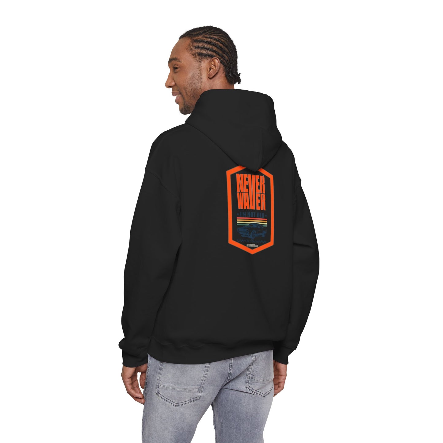 Never Waver I'm not old I'm a classic Unisex Heavy Blend™ Hoodie