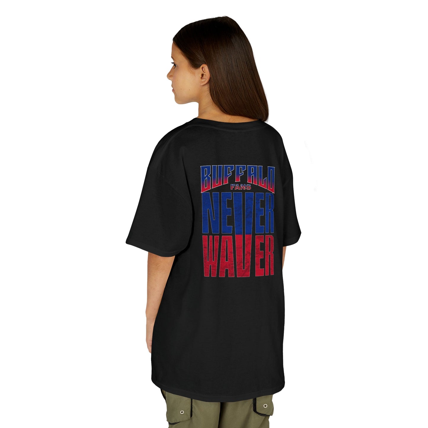 Buffalo Fans Never Waver Kids Heavy Cotton™ Tee