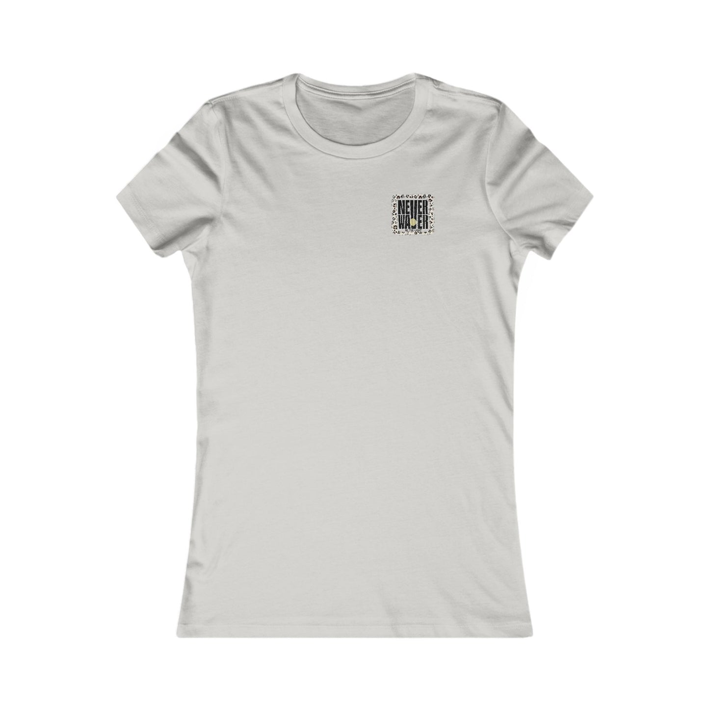 NEVER WAVER Be The Light Women's Favorite Tee