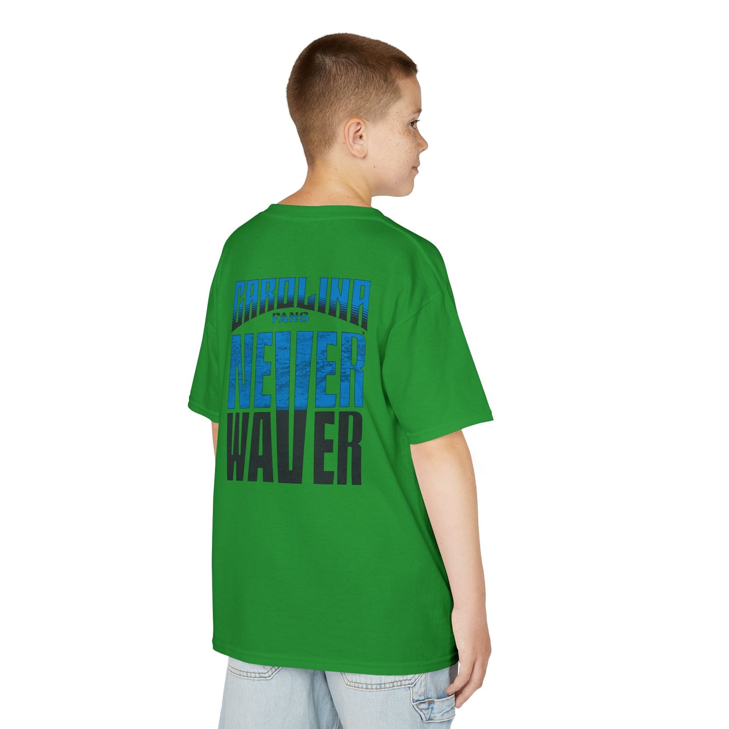 Carolina Fans Never Waver Kids Heavy Cotton™ Tee
