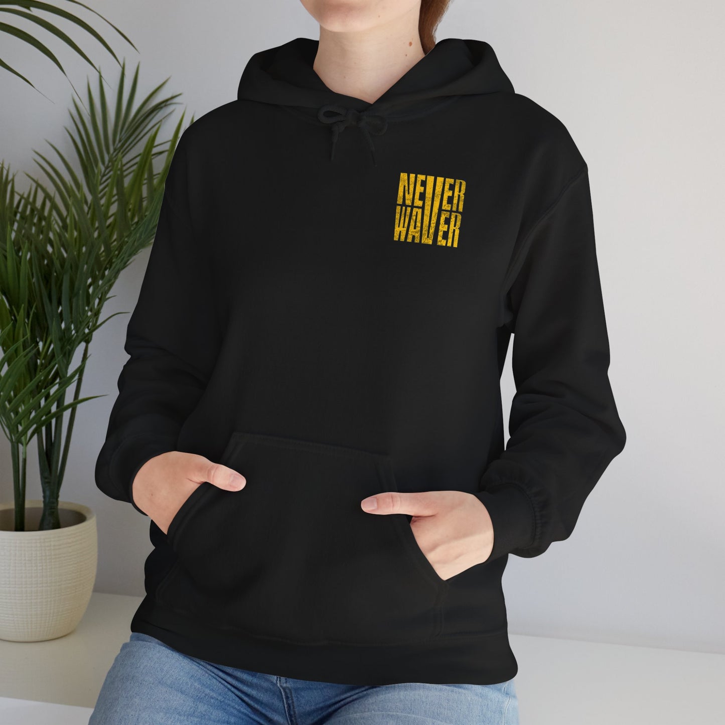 "Los Angeles Fans Never Waver" Unisex Heavy Blend™ Hooded Sweatshirt