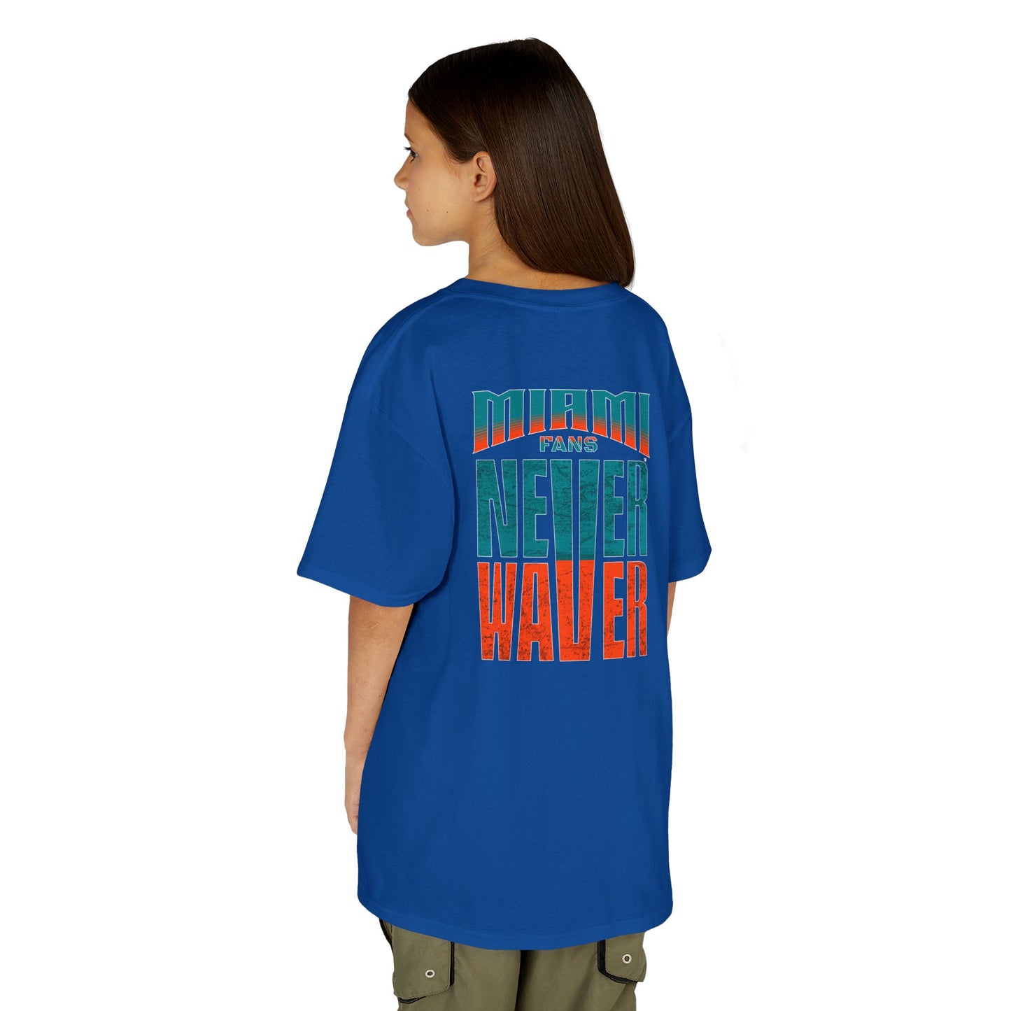 Miami Fans Never Waver Kids Heavy Cotton™ Tee