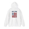 'New York Fans Never Waver' American Flag Design Unisex Heavy Blend™ Hoodie