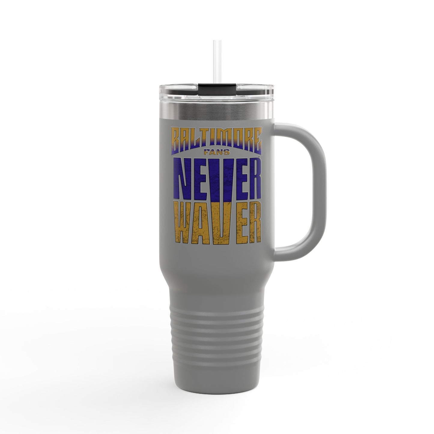 Baltimore Fans Never Waver Insulated Travel Mug, 40oz