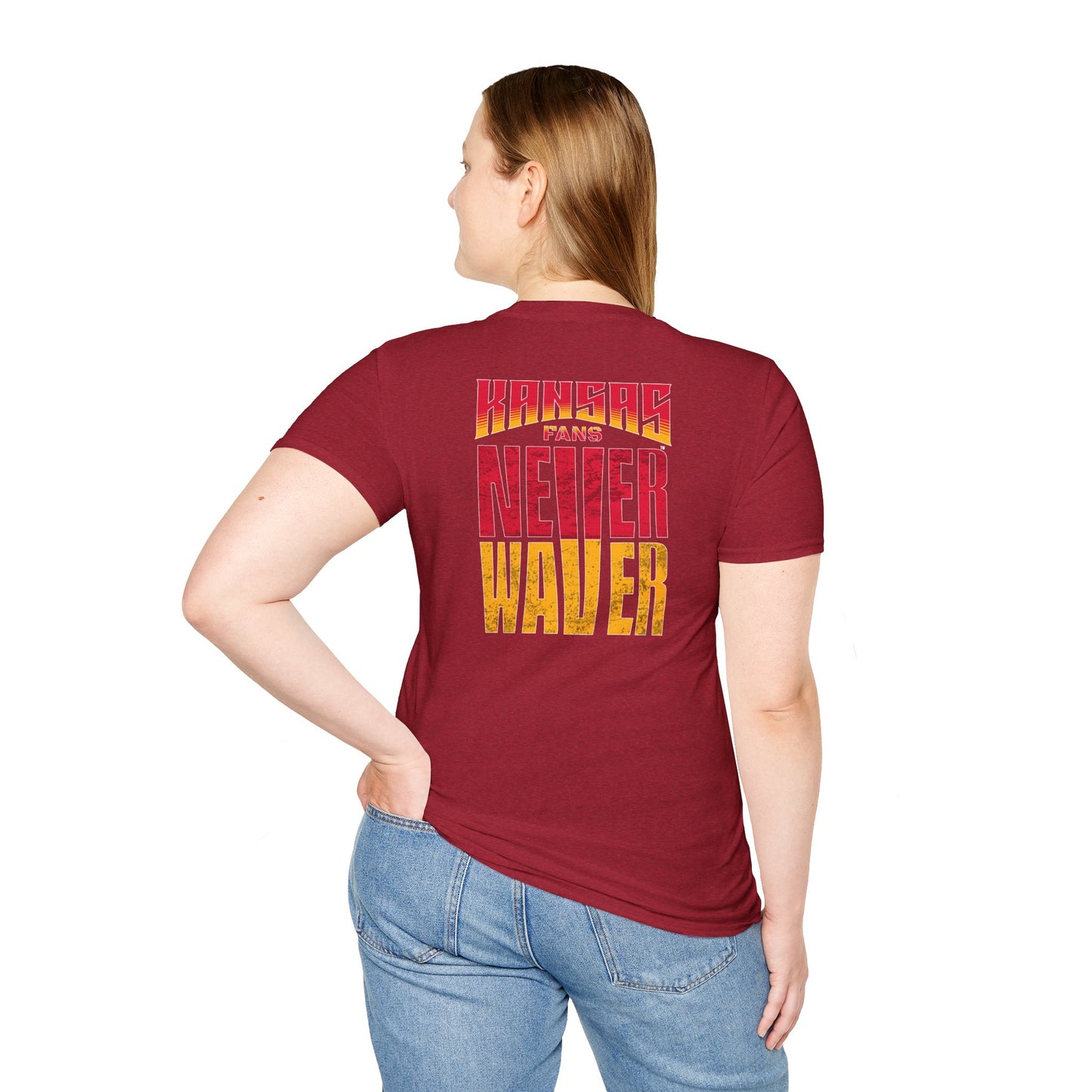 Kansas Fans Never Waver T-Shirt