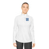 Never Waver Leopard Ladies Quarter-Zip Pullover