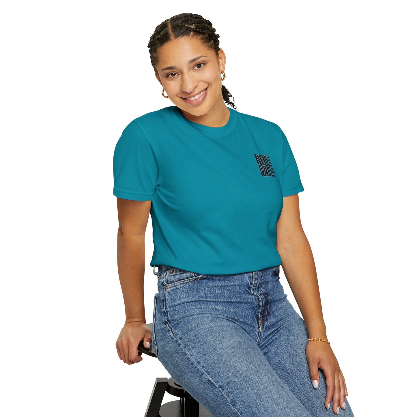 'Never Waver Mamacita Needs a Margarita' Design Unisex Garment-Dyed T-Shirt