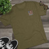 Respect Is Earned Never Waver It's Not Given Unisex Tri-Blend Crew Tee