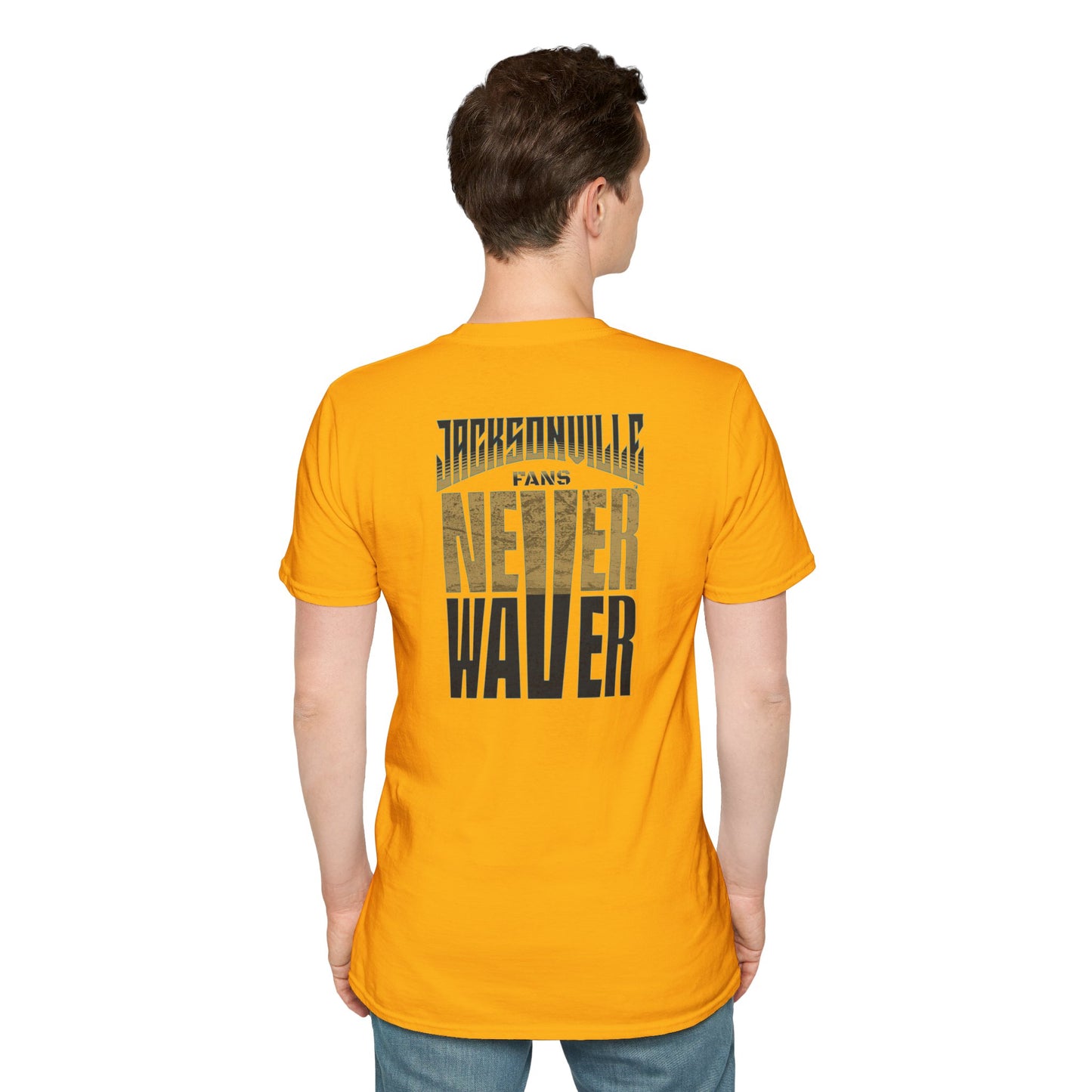 Jacksonville Fans Never Waver Unisex Softstyle T-Shirt