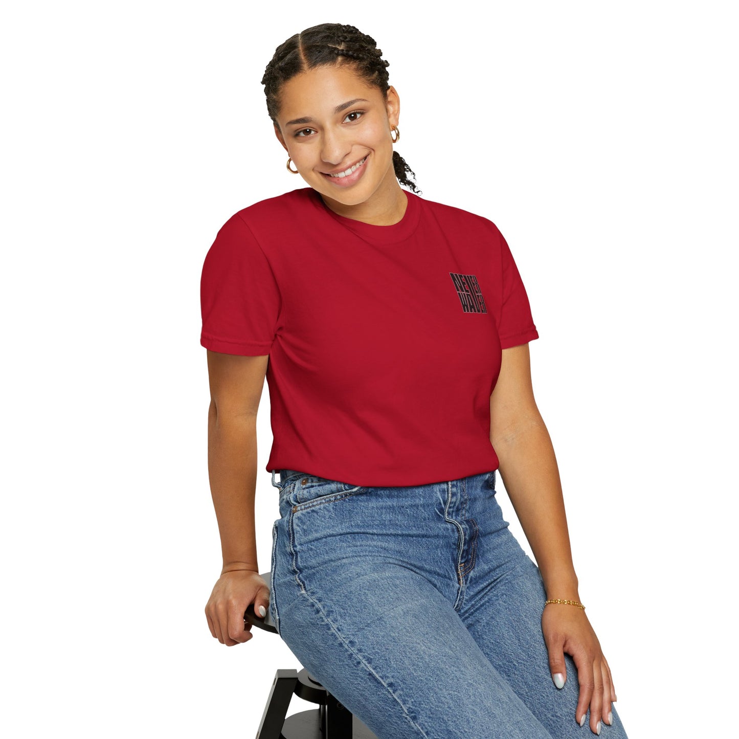 'Never Waver Mamacita Needs a Margarita' Design Unisex Garment-Dyed T-Shirt