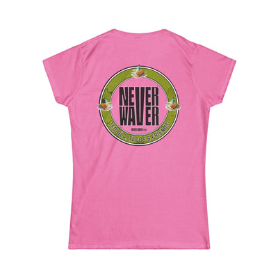 Never Waver Tequila, Tacos, And Friends Women's Soft Style Tee